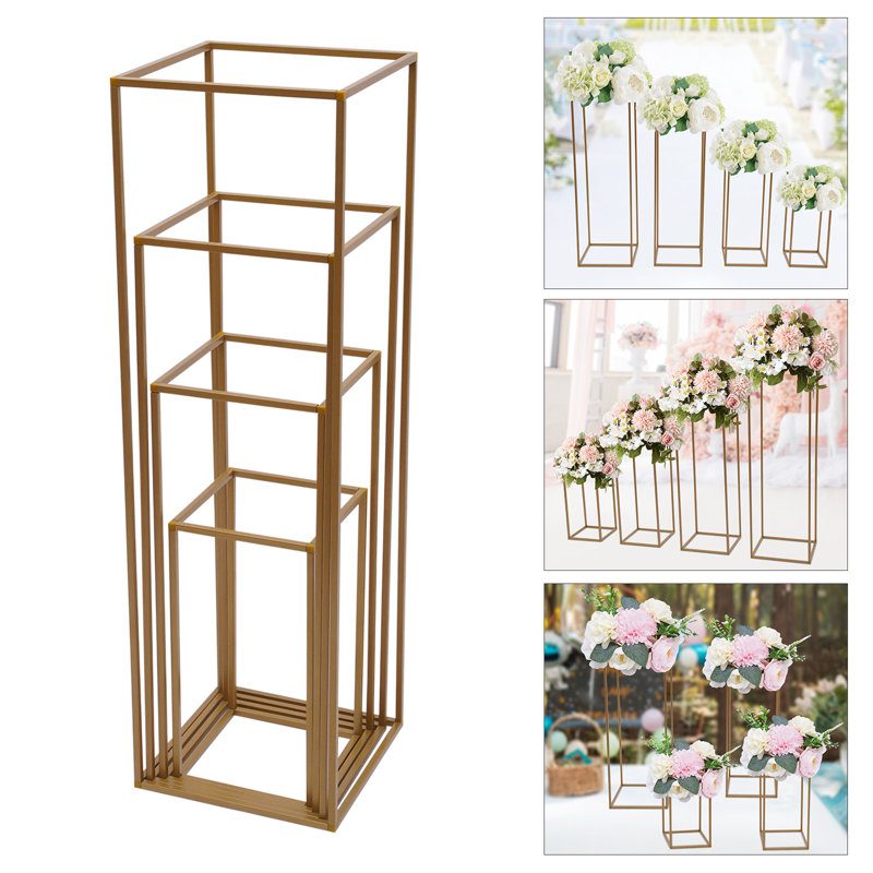 Lomana 4 Piece Wedding Flower Stand Set Wayfair